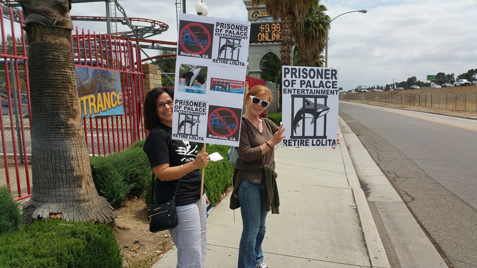 Castle Park, Riverside California protest