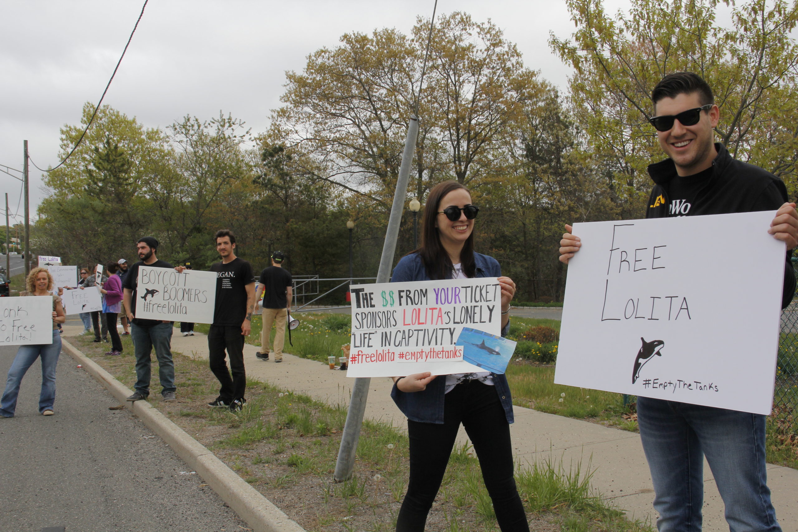 Boomer’s Long Island New York protest