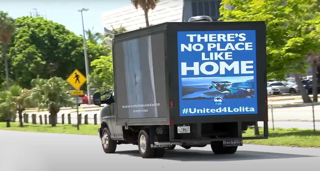 Truck in Miami designed by Jo Phillips, Until Lolita is Home